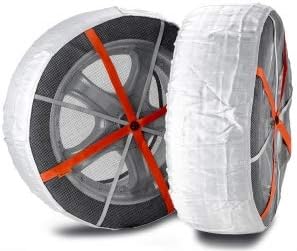 Зимни чорапи AutoSock 870 за леки автомобили, ванове и пикапи - най-добрата алтернатива шинным вериги (опаковка от 2)