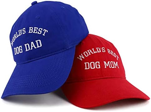 Моден Магазин за дрехи най-Добрите в света на Мама и татко за кучета, Комплект Мека Памучна Шапчица от 2 теми - Тъмно