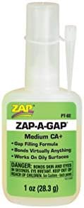 Лепила Pacer Technology (Зап) Zap-A-Gap, 1 унция, Бяла (PT-02)