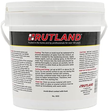 Негорими цимент Rutland 600, 12,5 килограма
