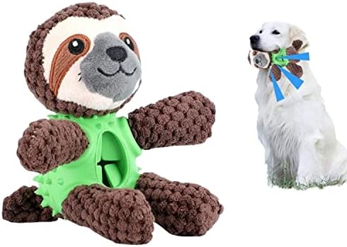 Агресивни Писклив детски Играчки за Дъвчене за Големи Кучета - Форма на Фоливора със Звук, Куче Писклив Дъвчащи Играчки,