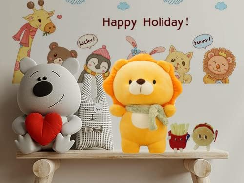 funnysquee Сладък Лъв Плюшени Играчки, плюшена играчка Кукла Сватбен Подарък За Рожден Ден Декорация на Нокът Машина