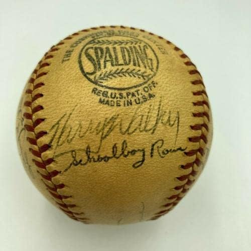 1947 Отбор Филаделфия Филис Подписа Официален договор с Националната Лига на Фрика по бейзбол - Бейзболни топки с автографи