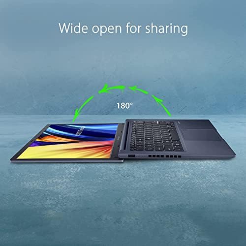 Най-новият лаптоп на ASUS VivoBook 14 Slim 2023, 14 FHD дисплей, Intel Core i3-1215U, графика Intel UHD, 4 GB оперативна