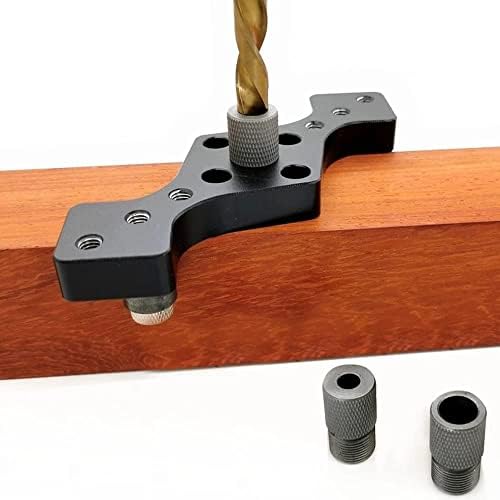 Инструменти за дървообработване DEPILA Вертикален джоб скоба за пробиване с 3 дупки, Водач за пробиване с дюбелем, Самоцентрирующийся