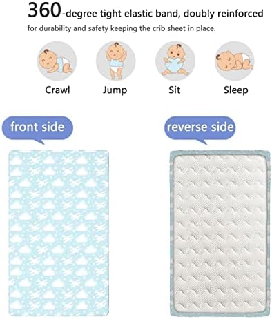 Кухненски Кърпи за детски легла в стил на Самолета, Портативни Мини-Кърпи За яслите, Меки и Еластични Кърпи за бебешко