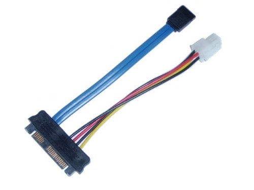 Кабели Micro SATA|SAS, за да се свържете към 7-номера за контакт кабел SATA и 4-номера за контакт кабел за захранване