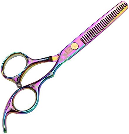 XUANFENG Cherry Blossom 6-инчов Розови Професионални Ножици за коса От стомана 9cr18 За рязане и филировки Фризьорски