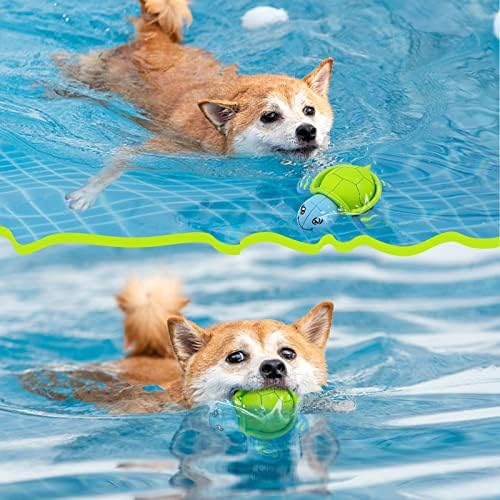 Играчки за басейн за кучета Lepawit, Плаващи Водни Играчки за Кучета, Писклив Играчки за кучета за вода или басейна,